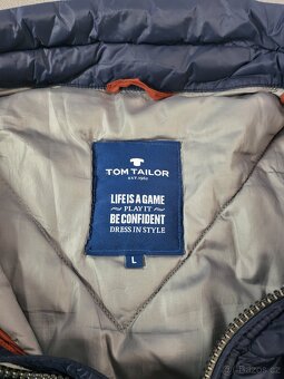 Pánská prošívaná bunda Tom Tailor – velikost L - 4