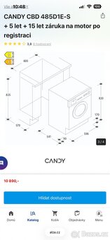 Nová Candy pračka se sušičkou - 4