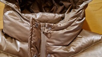 Zimní prošívaná dívčí kabát/bunda - 4