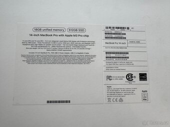 Nový MacBook Pro 14 M3 Pro Silver 512gb - 4