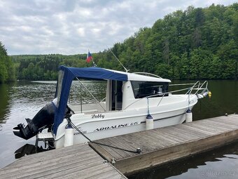 Aqualine 645 + Mercury F 150 L EFI a lodním vlekem Tema Boat - 4