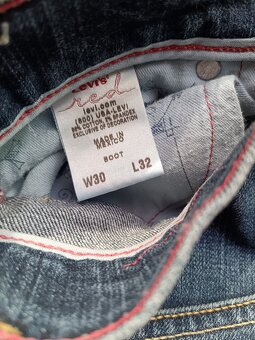 Levi's Red džíny 30/32 - 4