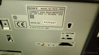 prodám HiFi věž Zn.SONY - 4
