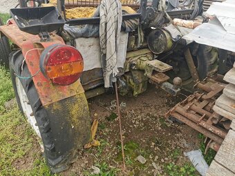 Zahradní traktůrek, motor z Octavie - 4