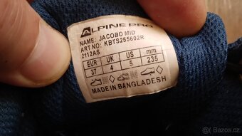 Chlapecke boty zn. Alpinepro, vel. 37 - 4