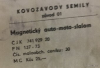 STOLNÍ HRA MOTOKROS - KOVOZÁVODY SEMILY - 4