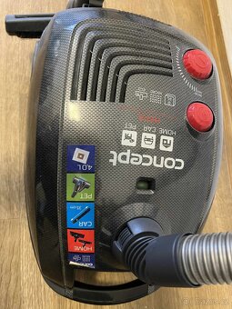 Výkonný vysavač Concept – 4l, HEPA - 4