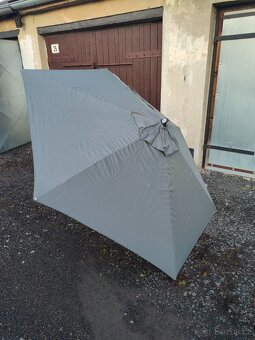 NOVÝ slunečník DOPPLER SL-AZ 220 Antracit - 4