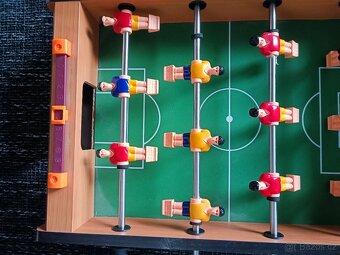 Dřevěný mini stolní fotbal - 4
