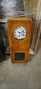 Staré ast deco nástěnné hodiny - 4