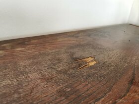 Dřevěný dýhovaný nábytek do obývacího pokoje, hnědé barvy - 4