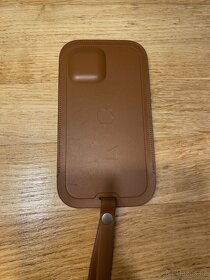 Kožený hnědý magsafe iPhone 12 pro max - 4