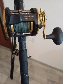 2x Simano Force Master Catfish+ miltiplikátor Okuma - 4