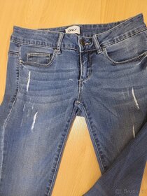 SKINNY DŽÍNY ONLY RIPPED VEL. 27/30 - 4