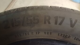 Prodám sadu letních pneumatik Continental - 4