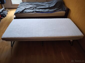 Skládací postel - přistýlka 190x80x40 cm s čistou matrací - 4