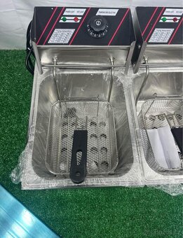 Elektrická dvojitá fritéza - 2 x 6L - 4