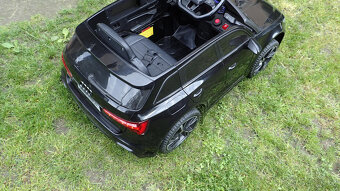 Dětské elektrické auto Audi RS6 černé - 4