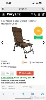Fox Křeslo Super Deluxe Recliner Highback Chair - 4
