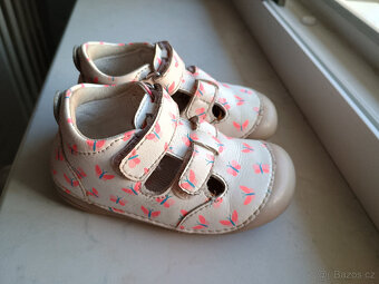 Barefoot dětské sandálky Lurchi - Flotty Nappa White vel. 22 - 4