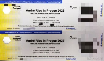 Andre Rieu: 1 Rada Horni Sezení 29.05.2026 O2 Praha - 4