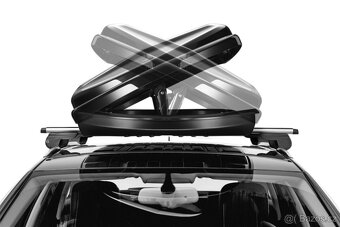 Střešní box rakev Hapro Nordic 10.8 Brilliant Black - 4