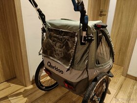 Qeridoo Sportrex 1 vozík za kolo, cyklo kočár - 4