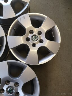 Alu kola 5x112 r15 Škoda - 4