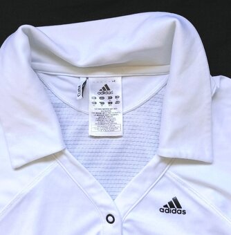ADIDAS-CLIMA COOL-BÍLÉ TRIČKO-M, 38/40 - 4