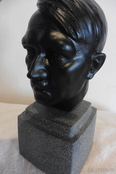 ADOLF HITLER velká busta 32cm/7,5kg signována - 4