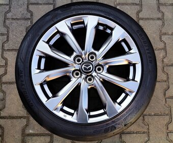 Alu kola originál Mazda CX-3 5x114,3 R18 KRÁSNÁ SADA - 4