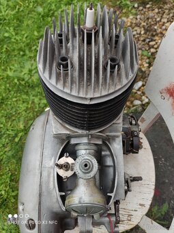 JAWA 250/353 r.v. 1955 -  půlbuben - motor - 4