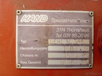 Gehl 3610 smykový nakladač r.v.1984 - 4