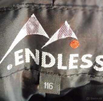 Oteplovačky/lyžařské kalhoty, membrána,vel. 116,zn. ENDLESS - 4