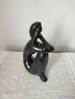 Jitka Forejtová akt žena keramická soška 25 cm - 4