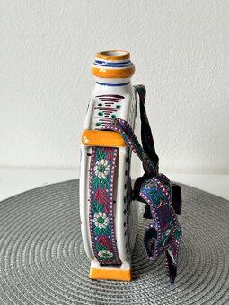 Keramická čutora - Slovácko? Super stav - 4