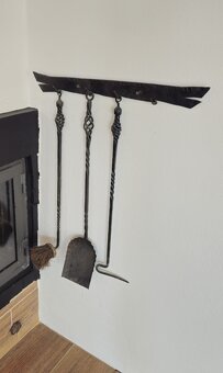 rohová krbová skleněná dvířka - 4