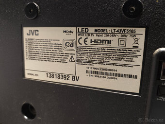 Televize SMART LED JVC LT-43VF5105 / 43" - 4