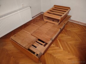 Rozkládací rohový gauč vhodný na spaní včetně matrací - 4