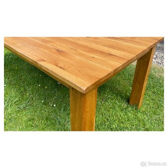 Masivní dubový jídelní stůl 200×100 cm – Nick - 4