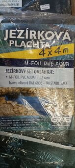 Jezírková fólie 4x4m, Nová - 4