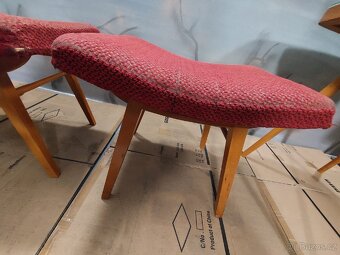 2 retro taburet Brusel. - 4