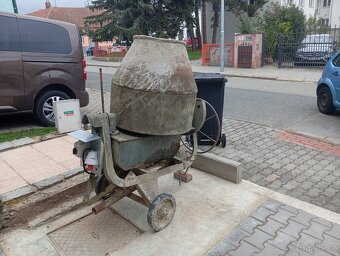 Stavební míchačka na 4 kolečka 400V - 4