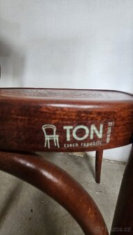 REZERVACE- 4x kvalitní židle značky TON - Thonet - 4