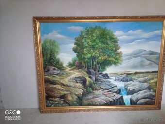 Prodám obraz plátno olejové barvy Samuel M. 1998 - 4