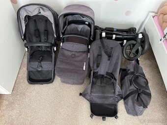 Bugaboo Donkey 3 - korbička + 2x sporťák + taška - 4