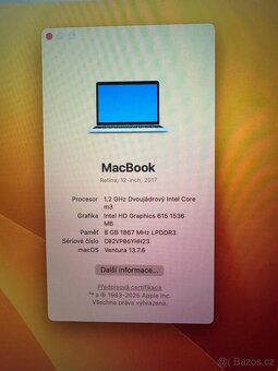 Apple MacBook Retina 12" 2017 A1534 Intel Core M3 1,2GHz dv - 4