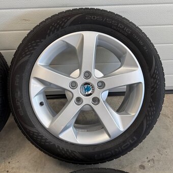 Alu kola Škoda R16, 205/55 R16 5mm Nokian, 5x112 - 4