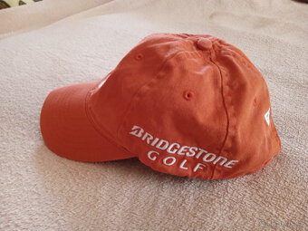kšiltovka bridgestone golf oranžová 100% cotton - 4