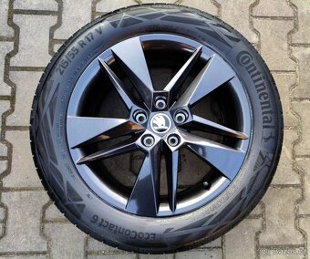 Alu kola originál Škoda Superb III 5x112 R17 ma - 4